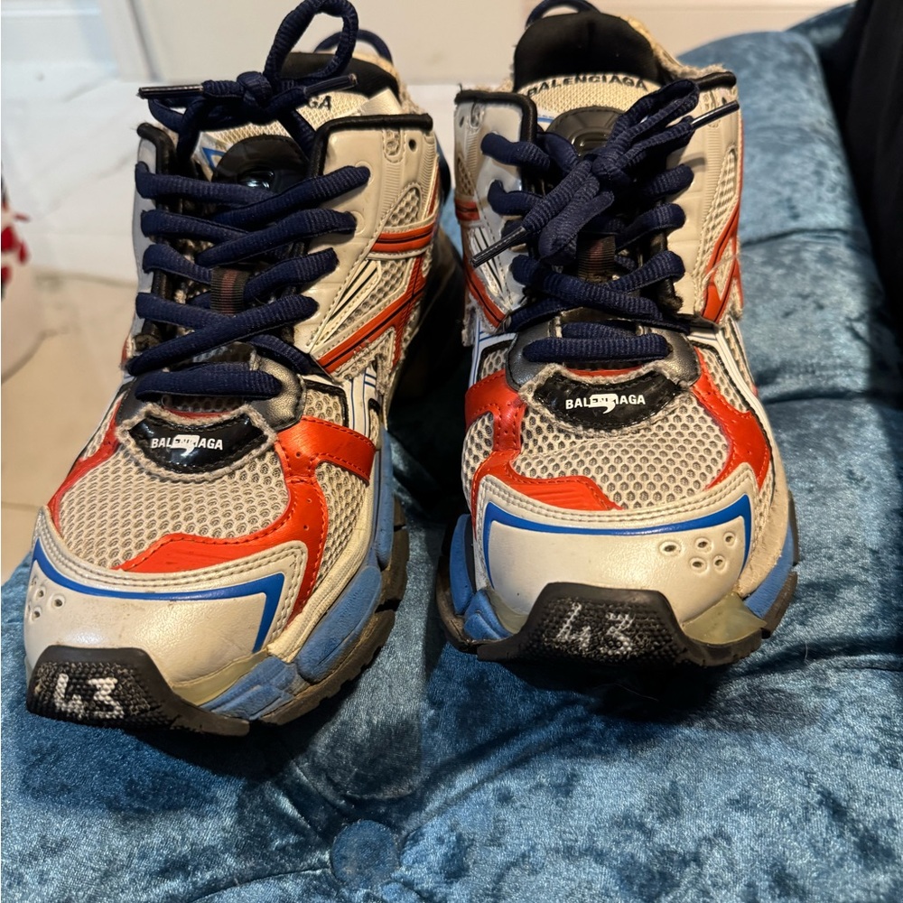 Balenciaga MEN Sneakers in Blue, White, and Orange - Picture 3 of 3